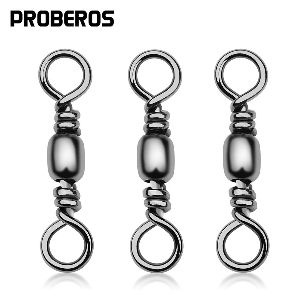 100Pcs 낚시 회전 커넥터 배럴 스테인레스 황동 민 - Freshwater Line 리뷰 및 가격